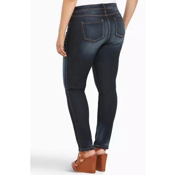 Torrid Luxe Skinny Jean Premium Stretch Denim Dark Wash Size 20R NWT - Picture 3 of 16